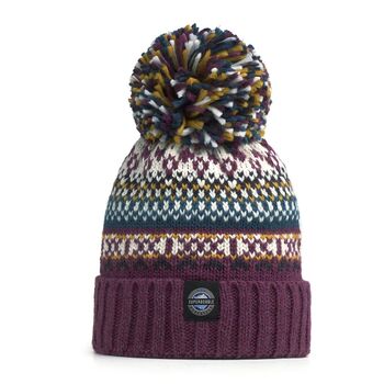 Lingonberry Nordic Knit Hat, 2 of 3