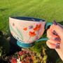 Large Porcelain Decorative Mug With Hidden Rabbit, thumbnail 1 of 8