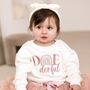 One Derful Embroidered Rainbow First Birthday Sweatshirt, thumbnail 2 of 4