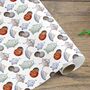 Space Alien Gift Wrapping Paper Roll Or Folded, thumbnail 1 of 3