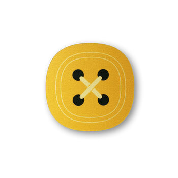 Button Design Wooden Fridge Magnet, 6 of 6