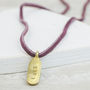 Personalised Tag And Suede Necklace Or Bracelet, thumbnail 3 of 6
