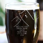 Personalised 'Daddy Bear' Engraved Pint Glass, thumbnail 2 of 3