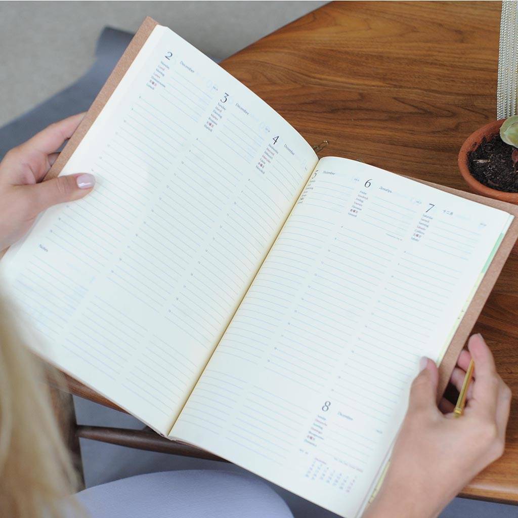 Leather 2020 Desk Diary By Undercover
