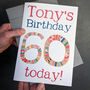 Big Birthday Card With Personalised Name And Age, thumbnail 3 of 8