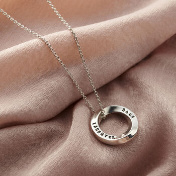 Personalised Mobius Necklace, 2 of 11