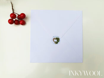 Christmas Nativity Gold Butterfly Card, 6 of 11