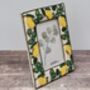 Lemon Beaded Patterned Photo Frame, Five X Seven, thumbnail 1 of 3