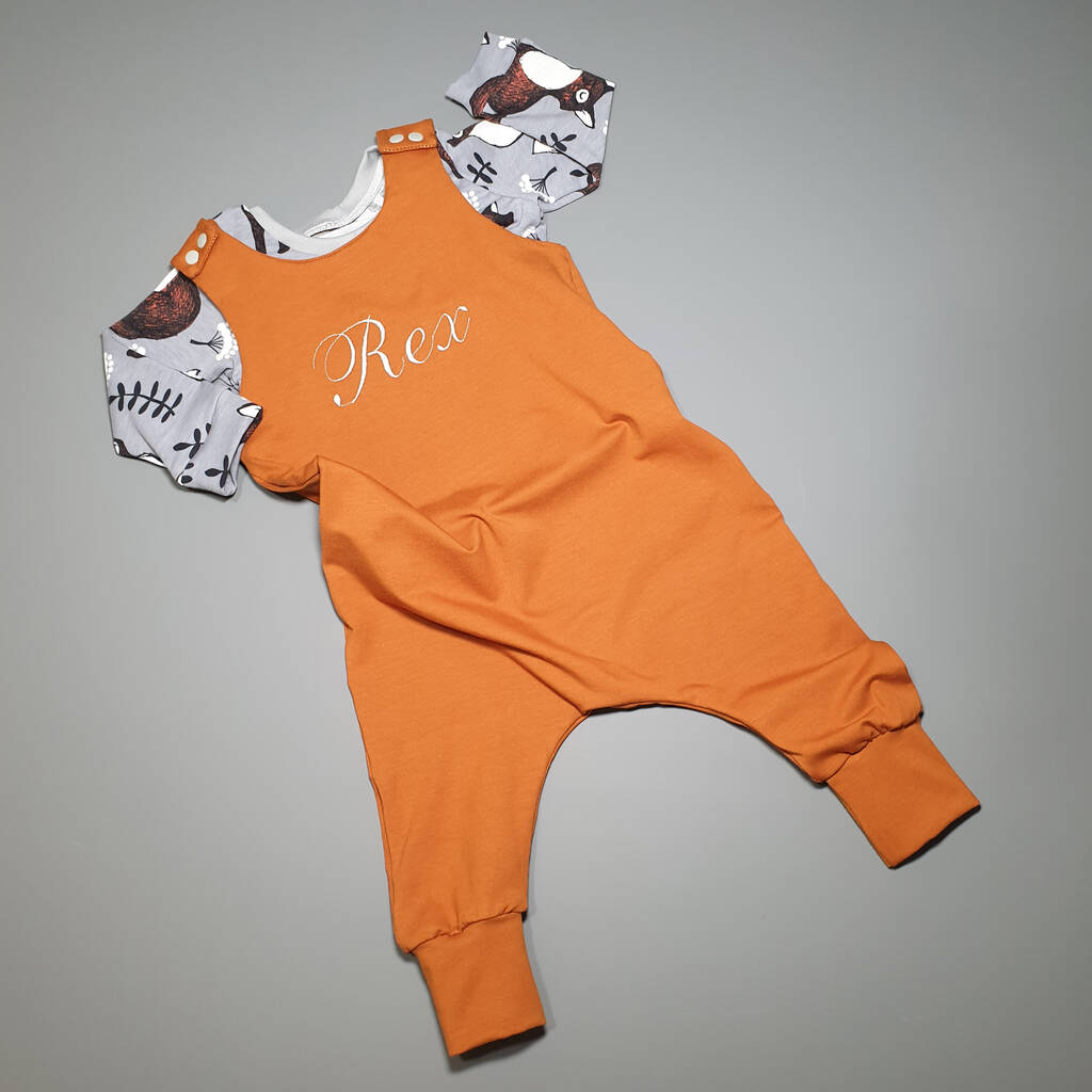 Personalised Baby And Toddler Dungarees By Lottie & Lysh