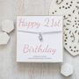 Curb Chain Heart Bracelet – Happy 21st Birthday, thumbnail 1 of 4