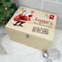 Personalised Cartoon Santa Christmas Eve Box Five Sizes, thumbnail 5 of 8