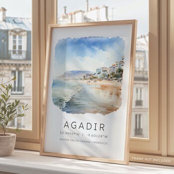 Morocco Travel Print Of Agadir, 3 of 7