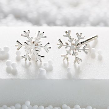 Sterling Silver Snowflake Jewellery Set, 5 of 9