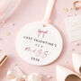 Last Valentines As A Miss Bow Design Bottle Tag Gift, thumbnail 1 of 12