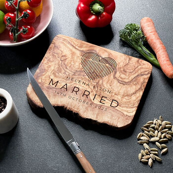 Personalised 'Wedding' Cheese Board, 4 of 11