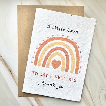 Plantable Wildflower Seed Paper Card –Teacher Thank You, 2 of 3