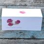 Pack 12 Cerise Rose Personalised RSVP Wedding Stationery, thumbnail 6 of 6