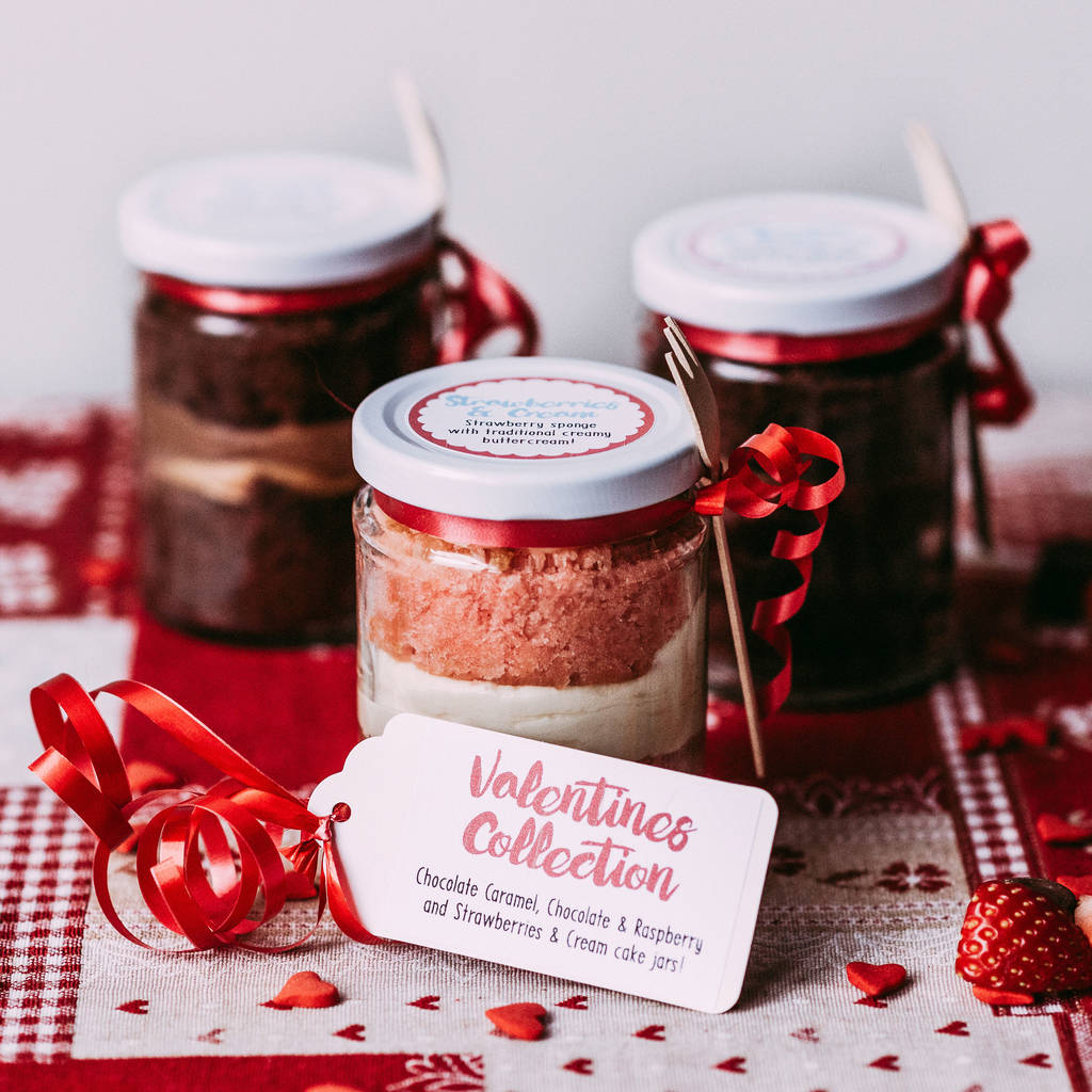 Valentine's Cake Jar Collection By Frostbite Bakery Valentine's Cake Jar Collection By Frostbite Bakery