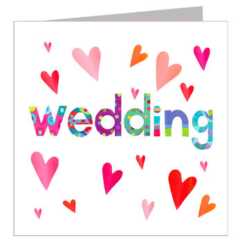 Sparkly Wedding Congratulations Card, 2 of 2
