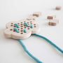Cloud Wooden Lacing Toy, thumbnail 2 of 4
