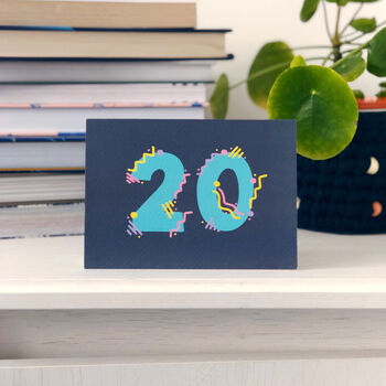 20 Birthday Card, 3 of 5