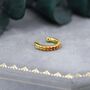 Rainbow Ear Cuff In Sterling Silver, thumbnail 7 of 11