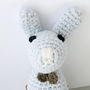 Hand Crochet Bunny Rattle, thumbnail 5 of 6