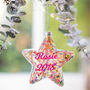 Personalised Sequinned Star Bauble, thumbnail 1 of 3