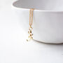 Gold Plated Lizard Necklace, thumbnail 1 of 6