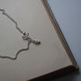 'Love You More' Necklace In Silver And Gold, thumbnail 5 of 7
