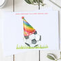 Personalised Dad Football Birthday Card, thumbnail 2 of 2
