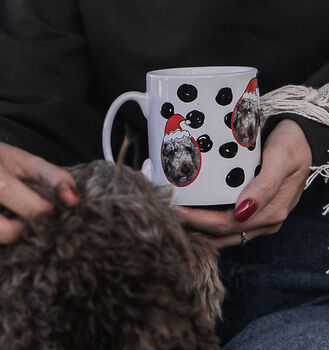 Personalised Pet Photo Christmas Mug, 3 of 3