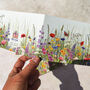 Wildflower Meadow Landscape Garden Notecards, thumbnail 2 of 9