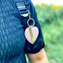 Faux Leather Personalised Heart Keyring, thumbnail 10 of 10