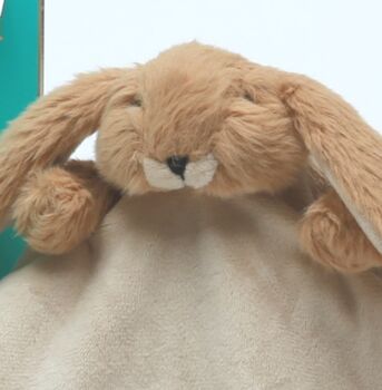 Brown Bunny Finger Puppet Soother, From Birth, Boxed, 3 of 8