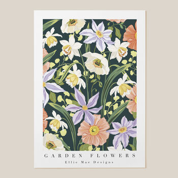 Garden Florals Art Print, 6 of 8