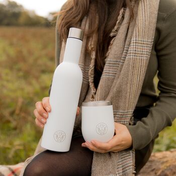 White Insulated Wine Bottle, 2 of 5