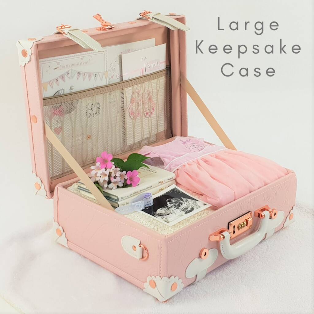 Vintage Style Baby Memory Keepsake Case By Natural Baby Box