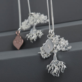 Personalised Sterling Silver Tree Of Life Necklace, 3 of 7