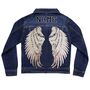 Personalised Kids Denim Jacket With Sequin Wings, thumbnail 6 of 9