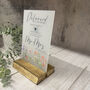 Floral Personalised Wedding Camera Sign Opaque, thumbnail 5 of 6