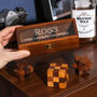 Personalised Puzzle Game Set Gift For Him Office Desk Accessory Present, thumbnail 2 of 3