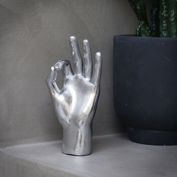 Silver 'Ok' Hand Figure, 2 of 4