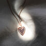Personalised Spinning Love Heart Necklace, thumbnail 2 of 9