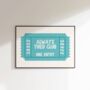 Alway Tired Club Print Bedroom Wall Art, thumbnail 8 of 8