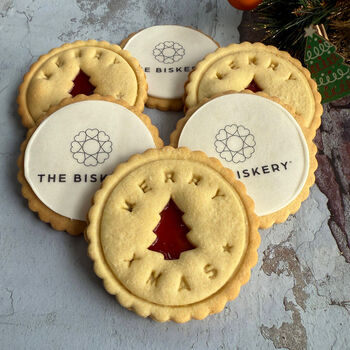 Branded Merry Christmas Biscuits, 2 of 4
