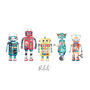 Personalised Robot Giclee Print, thumbnail 2 of 6
