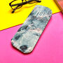 Personalised Initial Pink And Blue Marble Glasses Case, thumbnail 9 of 10