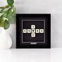 Personalised Initials I Love You Scrabble Gift Frame, thumbnail 3 of 6
