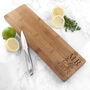 Personalised Mr And Mrs Bamboo Serving Board, thumbnail 1 of 5